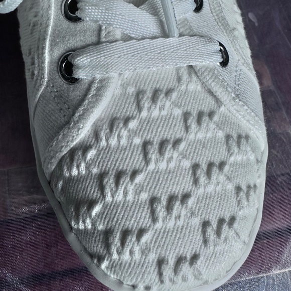 Michael Kors White Denim Platform Mules - Picture 5 of 9